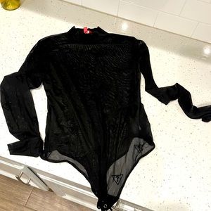 Guess | See through Logo bodysuit